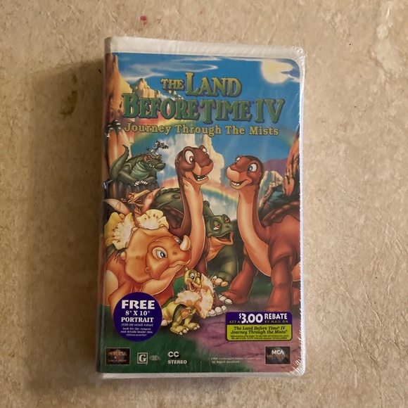 Media | 1995 The Land Before Time 4 Journey Through The Mist Vhs New ...